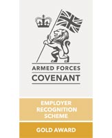 Armed Forces Employer Recognition Scheme Gold Award